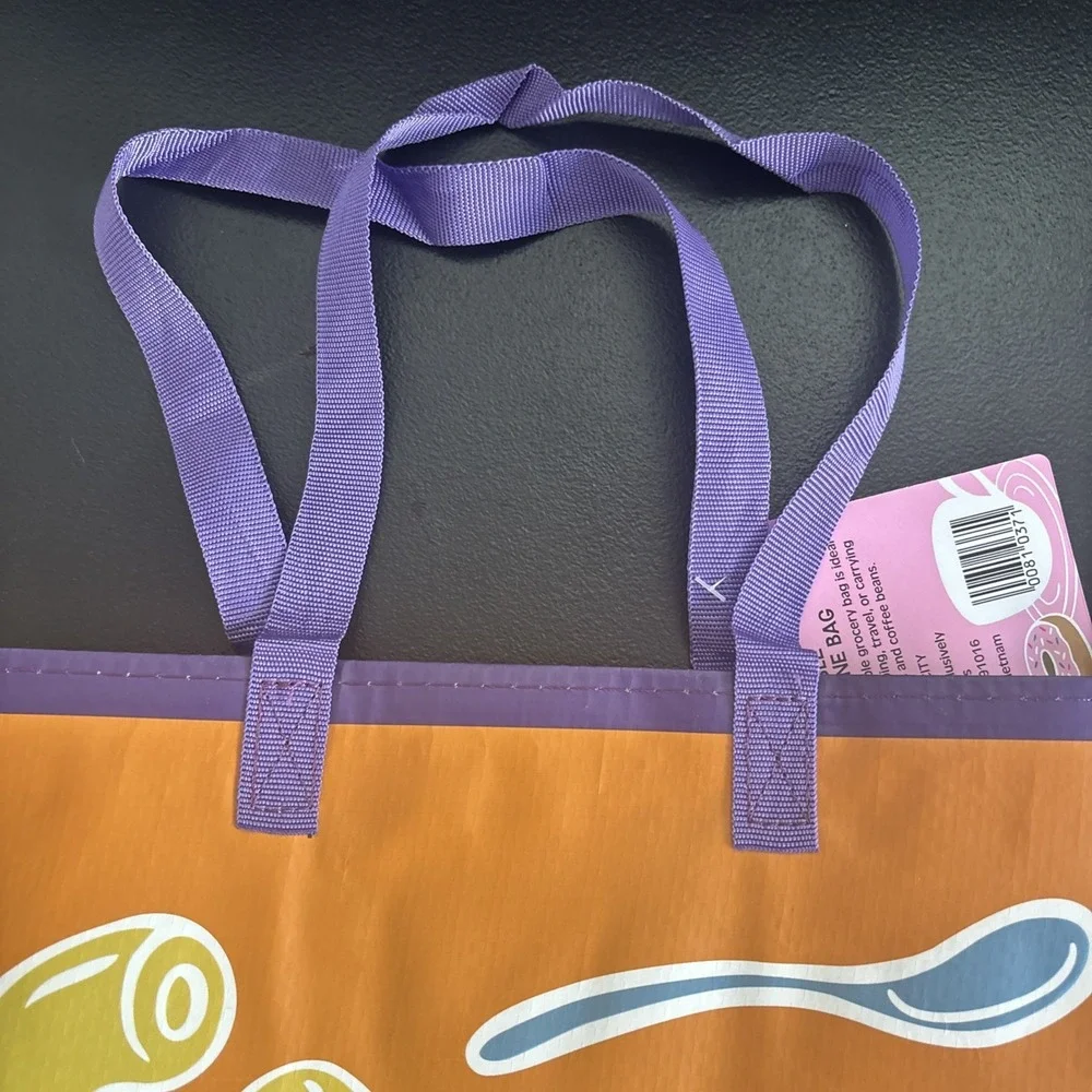 Trader Joe's NEW REUSABLE‎ GROCERY MAC & CHEESE PB&J SHOPPING TOTE GIFT BAG